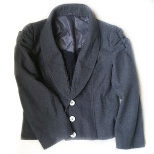 anthropologie • wool shawl collar jacket blazer